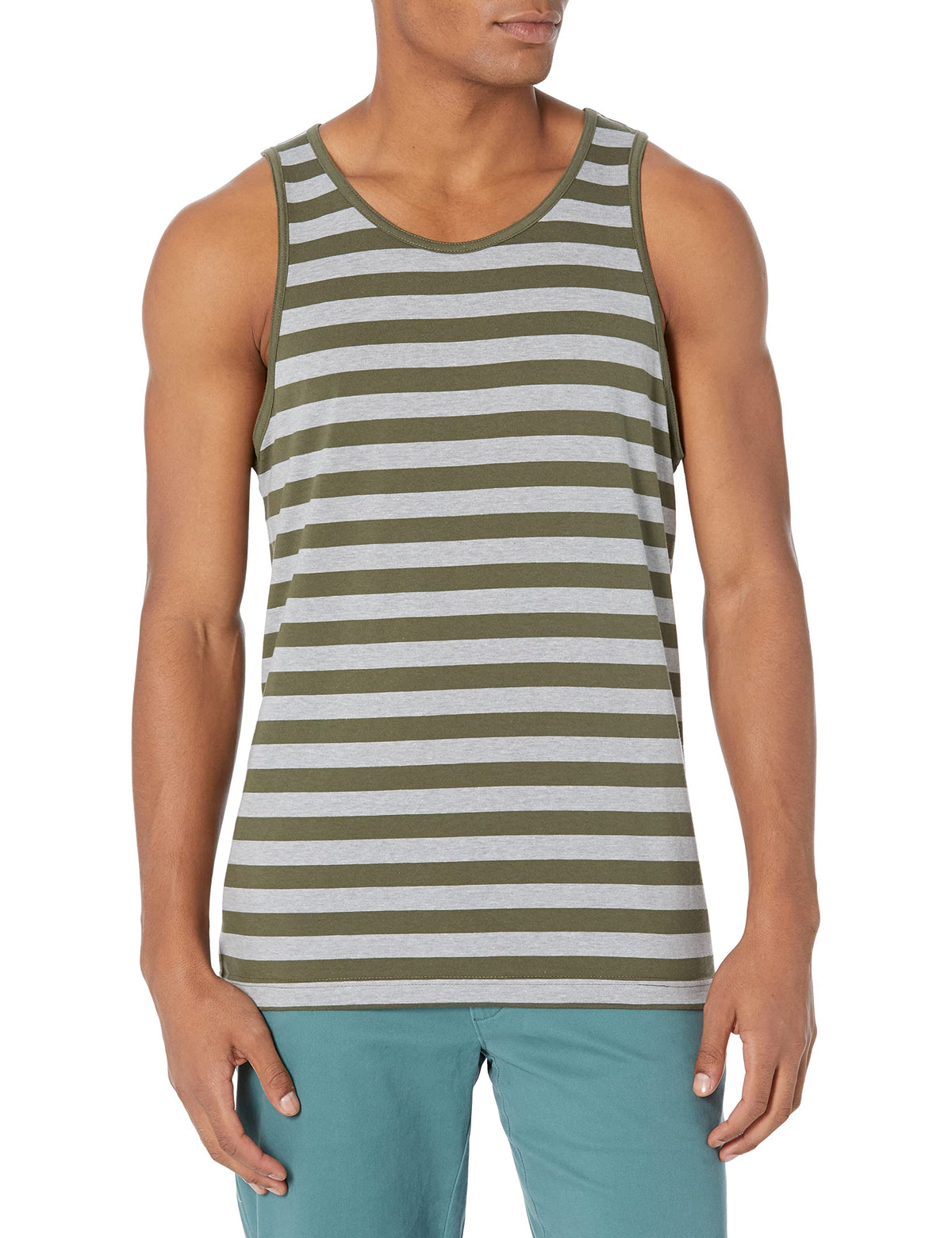 Amazon Essentials Men's Regular-Fit Sleeveless Tank Top, 100% Cotton