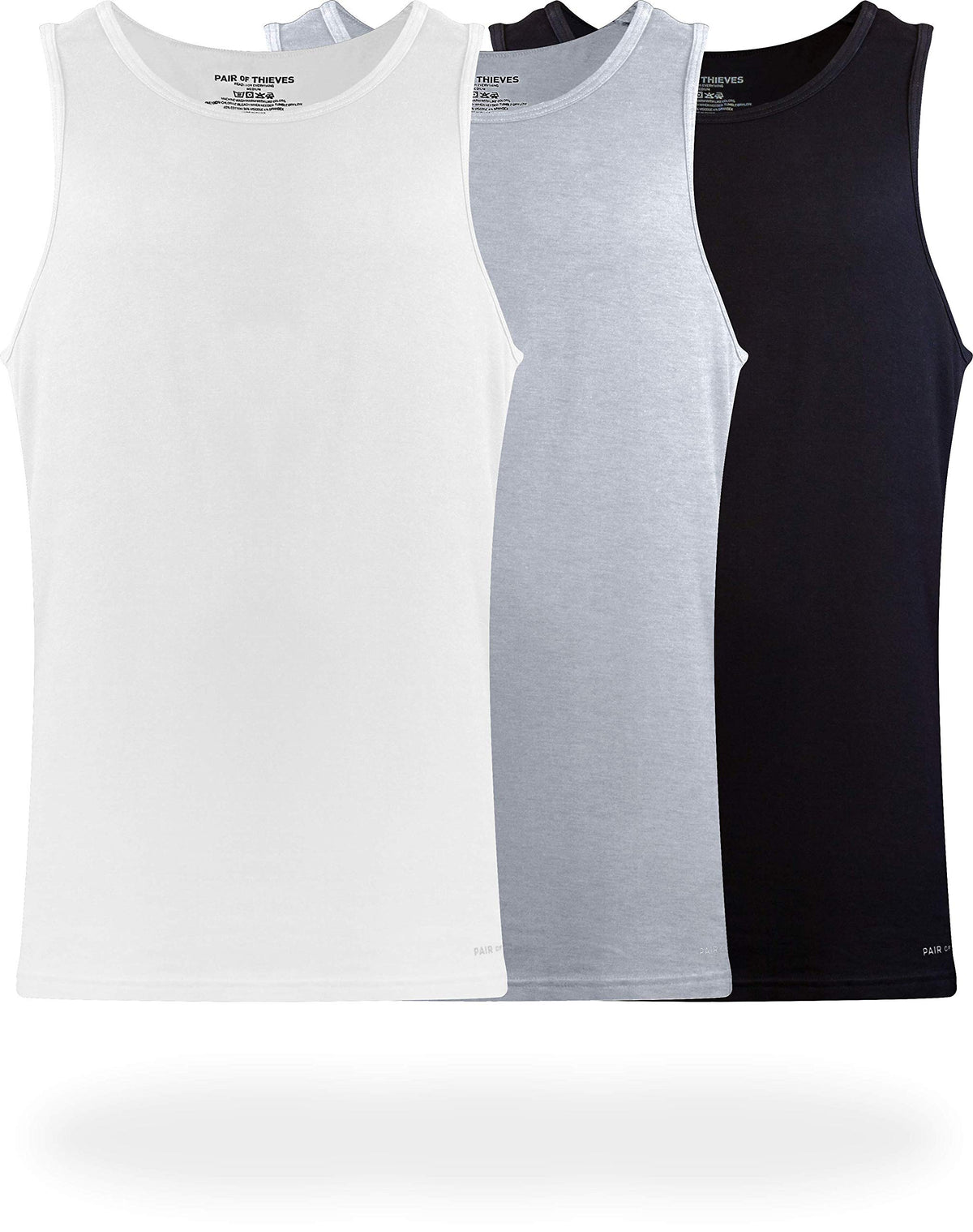 Pair of Thieves Men Super Soft Tank Top | Undershirt for Men | Soft, Breathable, Cotton Blend Fabric | Layering & Daily Wear