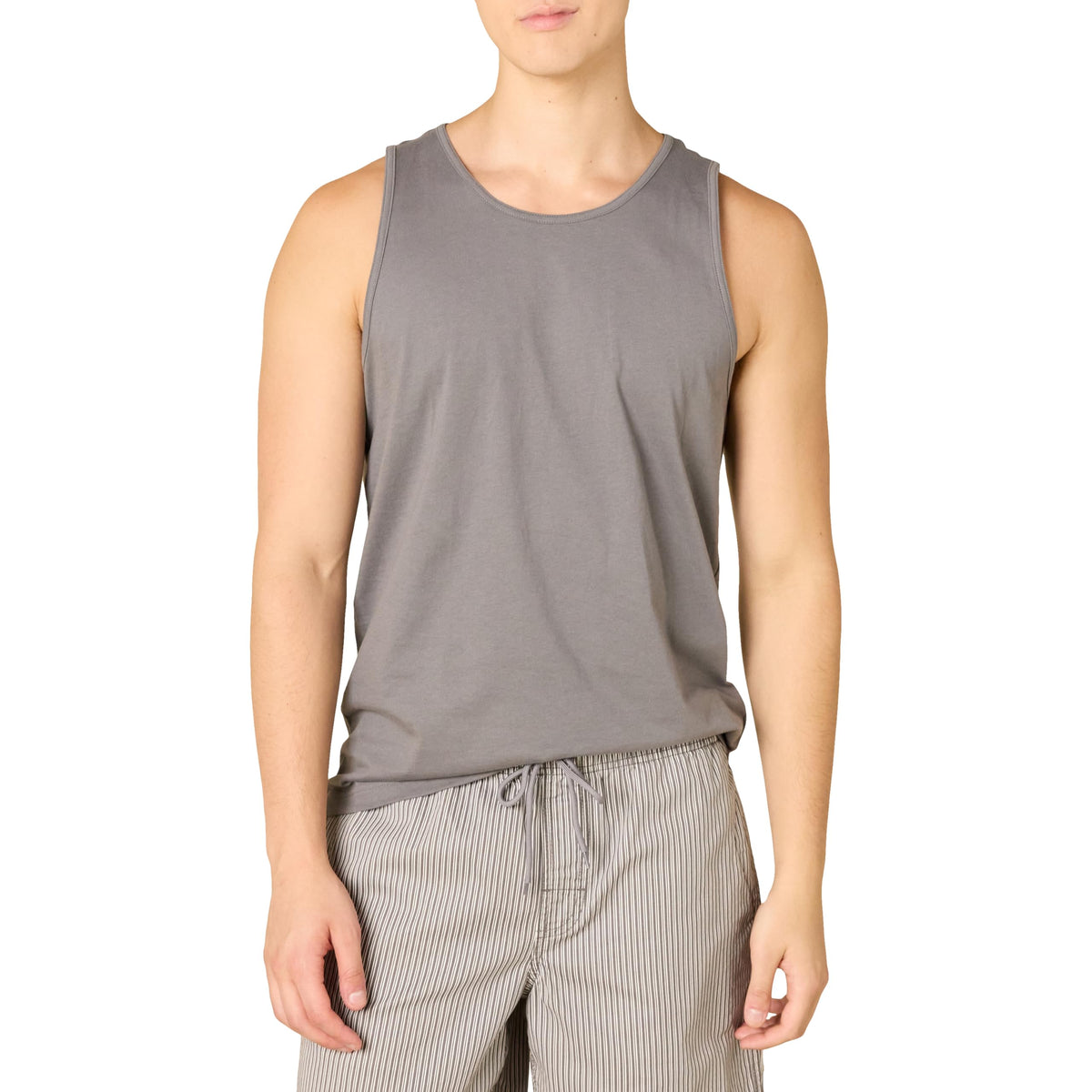 Amazon Essentials Men's Regular-Fit Sleeveless Tank Top, 100% Cotton