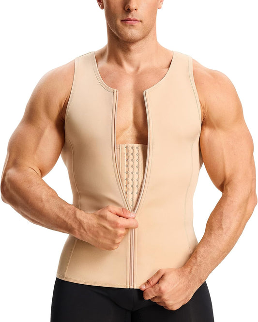 Nebility Compression Shirt Men Fajas Hombres Shapewear Tank Top Body Shaper
