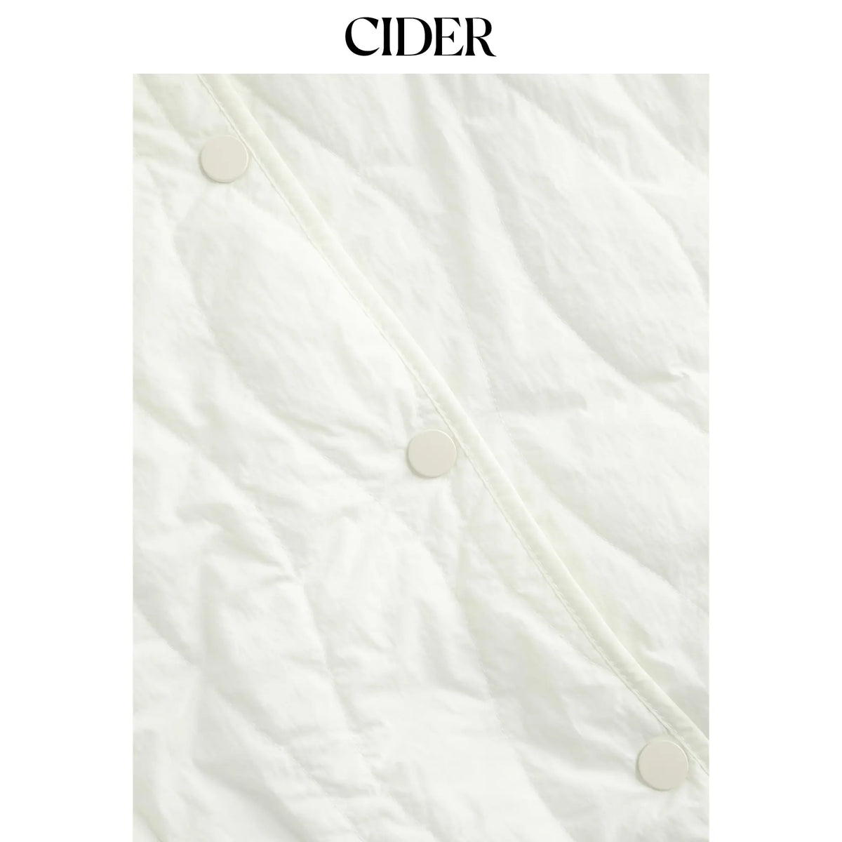 Cider [size 4-10] Round Neck Geometric Puffer Vest
