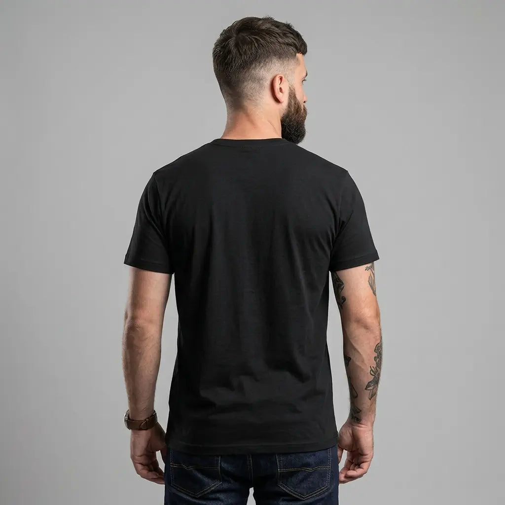 Men's Classic Crew Neck T-Shirt - 2000s Funny Meme Shirt, Unisex Heavyweight 100% Cotton, Relaxed Cut, Expansible, All-Season Comfort