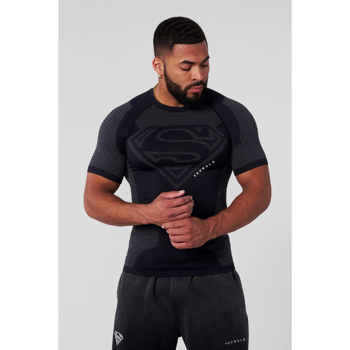 4117 - Superman Compression Tees