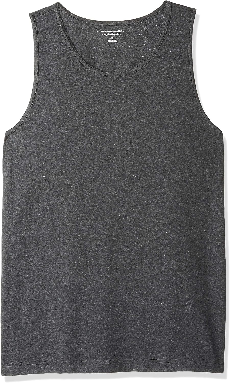 Amazon Essentials Men's Regular-Fit Sleeveless Tank Top, 100% Cotton
