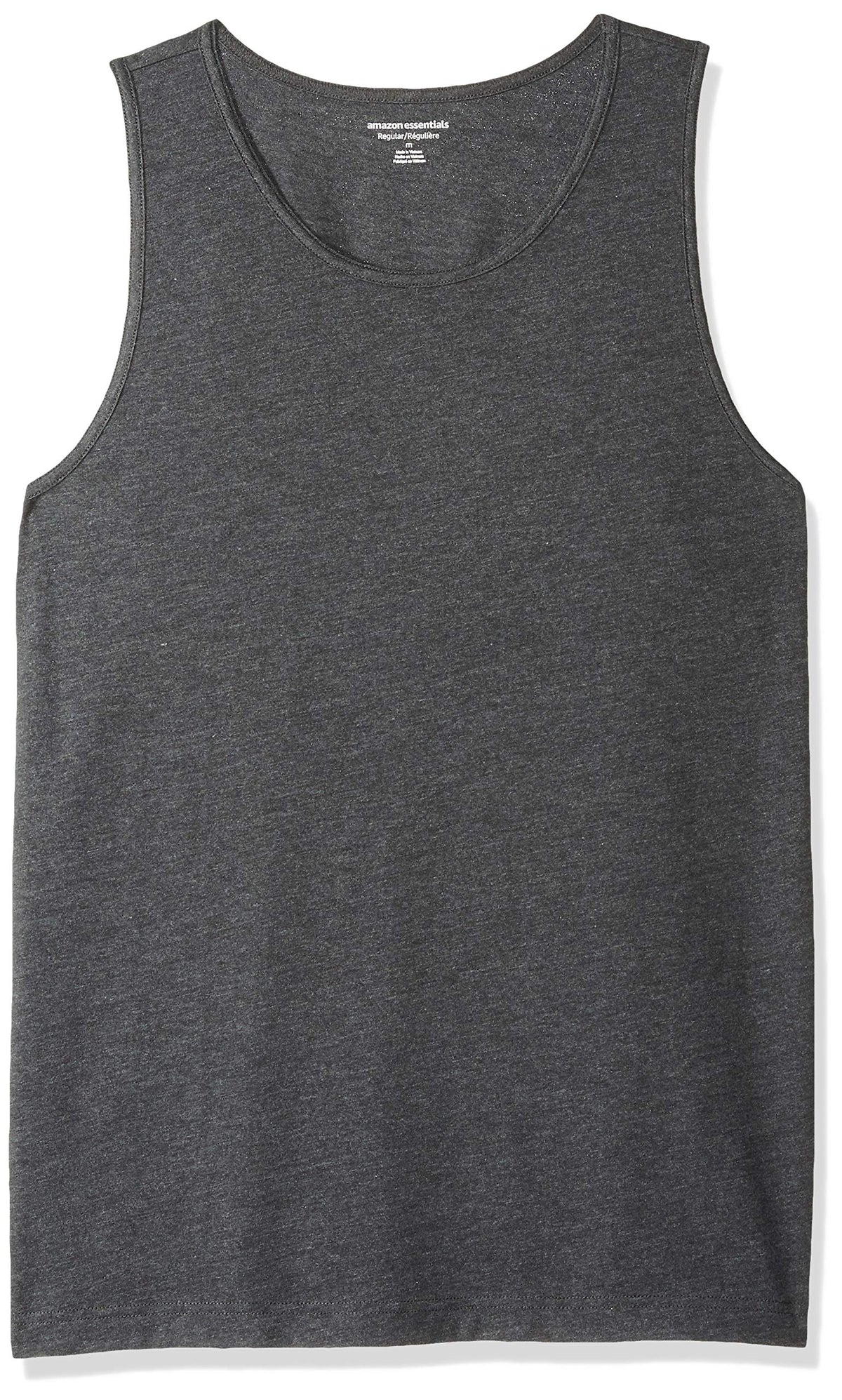 Amazon Essentials Men's Regular-Fit Sleeveless Tank Top, 100% Cotton