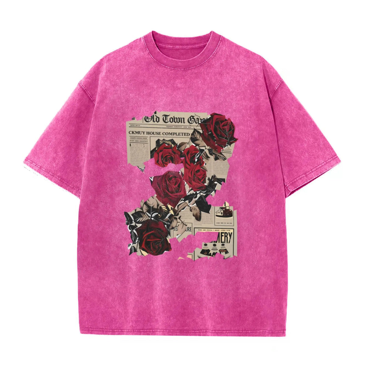 Women's Round Neck Short Sleeve Aesthetic Streetwear Casual Cotton Tee - Retro Loose Fit Cute Trendy Graphic Top, T Shirts Women for Summer Outdoor Wear
