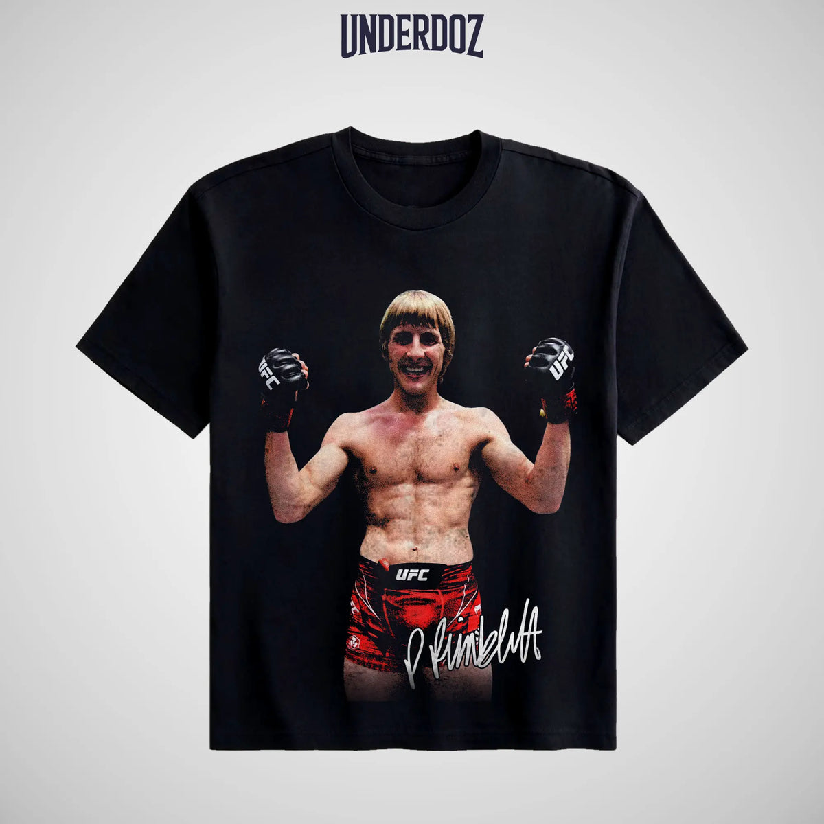 [COLLECTION] Paddy "The Baddy" Pimblett UFC Men's Cotton Shortsleeve Round Neck Tshirt Top - Oversize Casual Streetwear Graphic Shirts, Fabric-Focused MMA Fan Gift for Him
