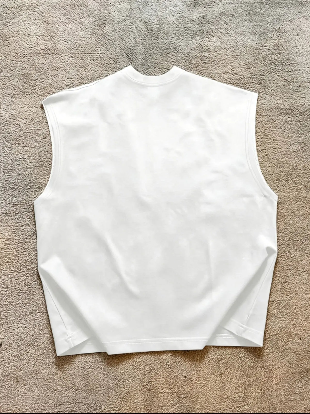 Summer Rhinestone Vest, Sleeveless Vest Tops, Letter Pattern Sleeveless Top, Streetwear Loose Fit, Breathable Casual Wear, Casual Sleeveless Knit, Ideal for Outdoor Leisure