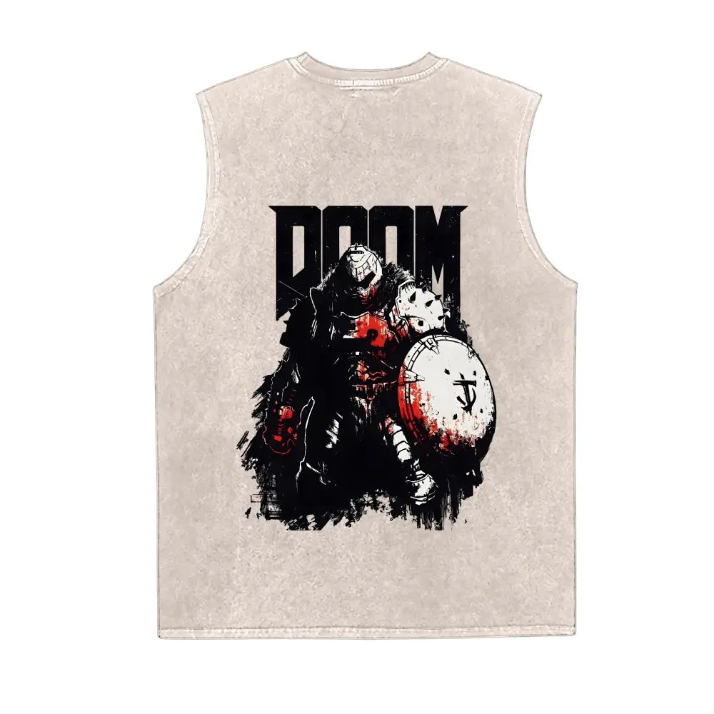Vintage Washed Tank 90s Graphic Sleeveless Tank Tops Men Vest Streetwear Outfits Men Vacation Outfits Sleeveless Shirt