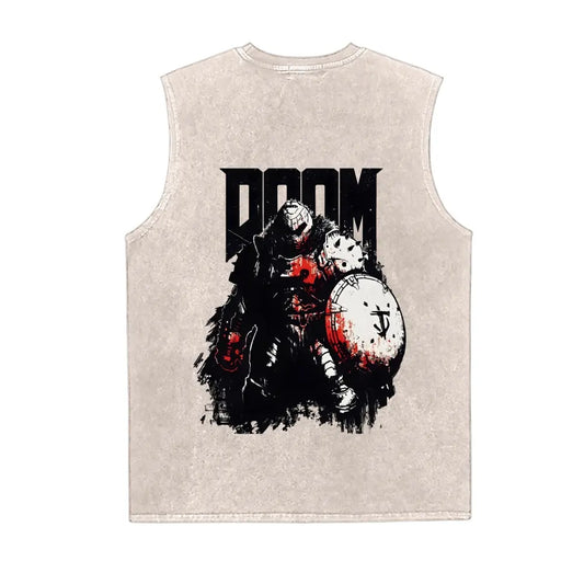 Vintage Washed Tank 90s Graphic Sleeveless Tank Tops Men Vest Streetwear Outfits Men Vacation Outfits Sleeveless Shirt