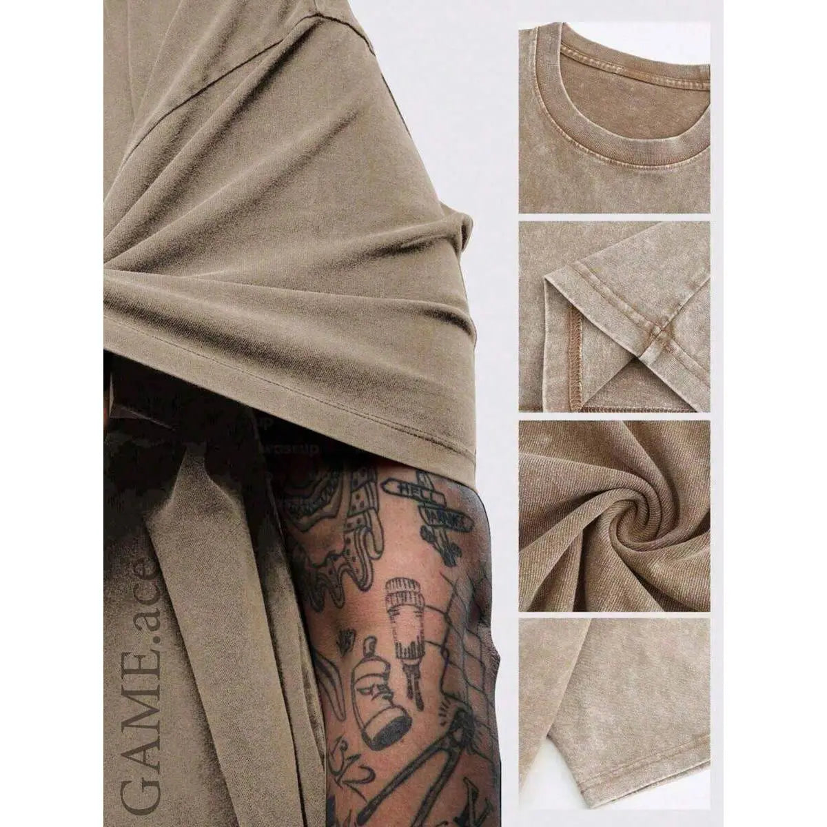 1PCS Men's Short-Sleeve Cotton Casual Top - Round Neck, Y2000 Swag Vintage Sade Graphic Band Shirt, Black & Golden Figure Print, Regular Fit Bohemian Retro Streetwear, Clothing Merch Flash Sale for Festival, Spring, Men's Stuff