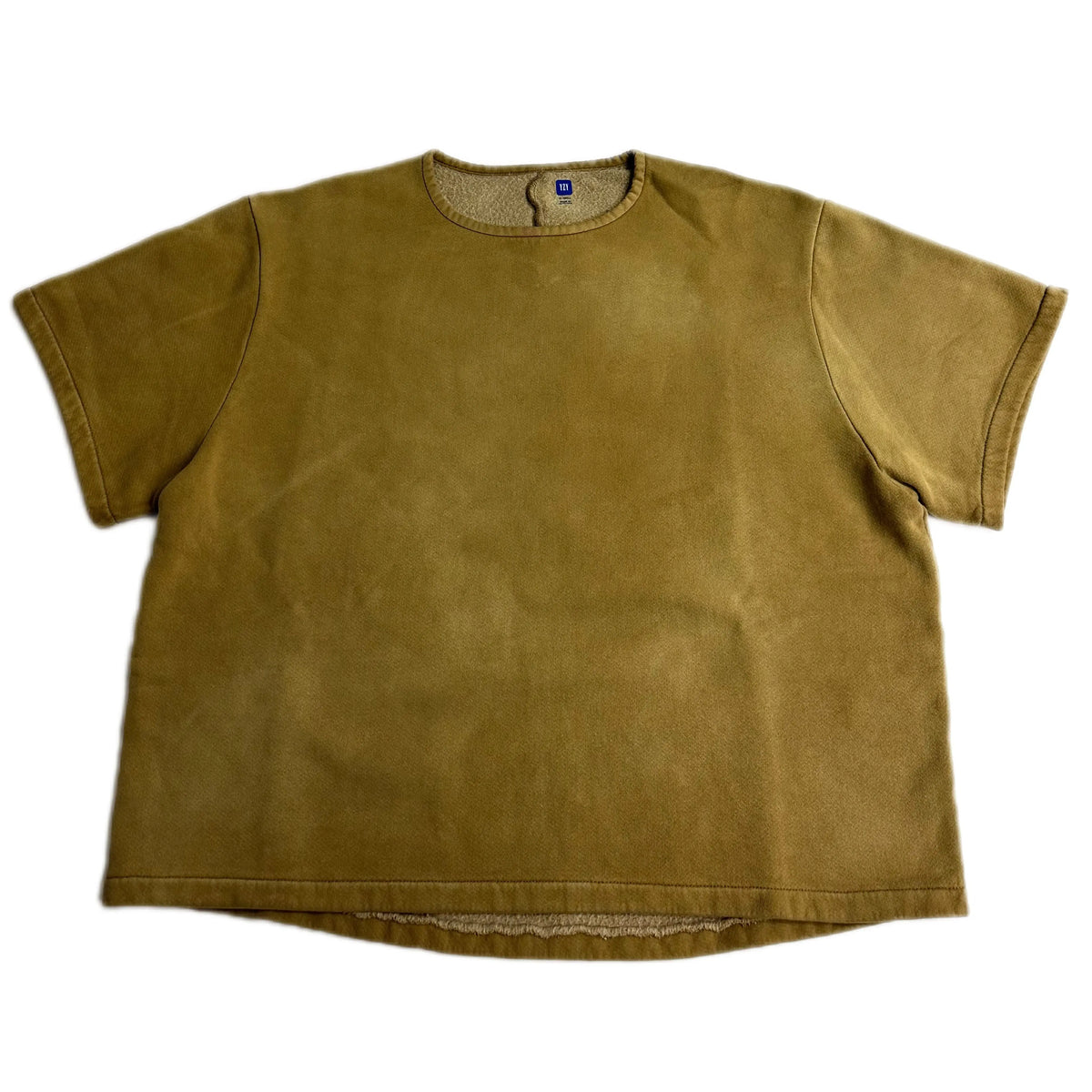GAP Yeezy Oversized Fleece Yoke Round Neck Casual Menswear Top with Sleeves, Sports & Outdoor Sports Top