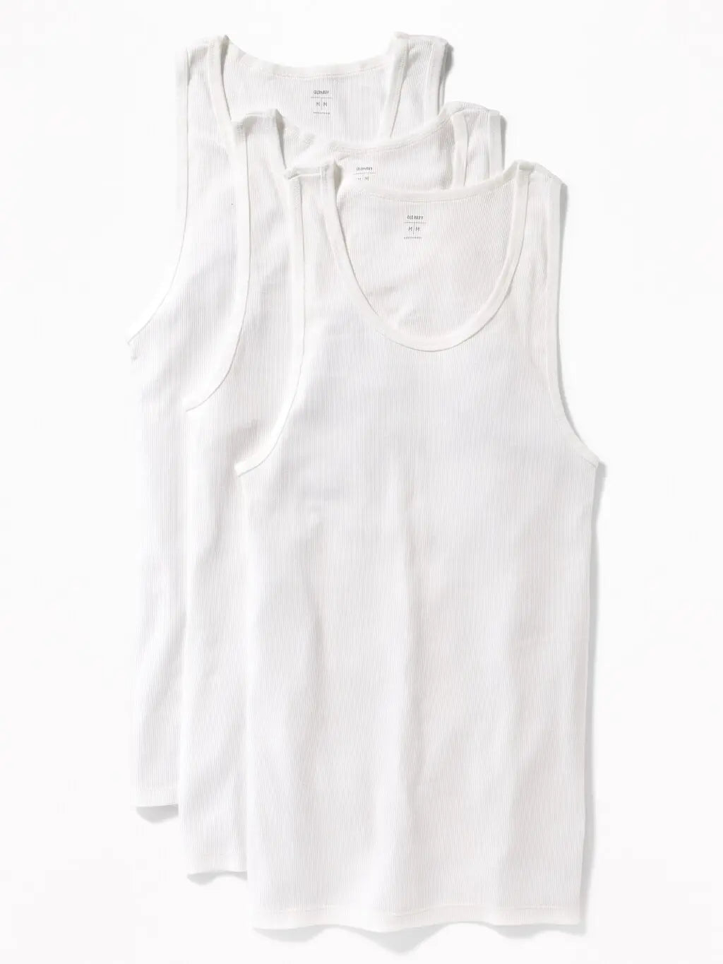 Old Navy Men's Go-Dry Rib-Knit Tank Tops 3-Pack